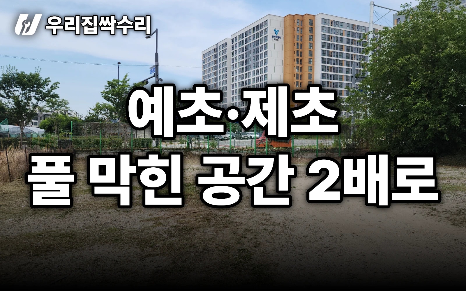 예초 vs 제초, 뭐가 다를까 — 풀에 막힌 중고차 단지 예초·제초 (바로 사용)